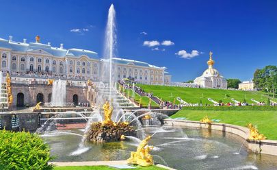 Загородная экскурсия в Петергоф с посещением Большого Дворца в Российской Федерации