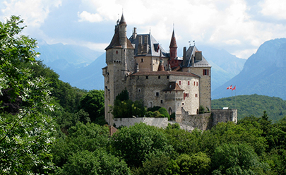 Анси, замок Ментон в Швейцарии