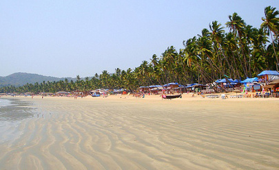 Райский пляж Палолем в Индии
