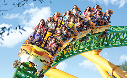 Экскурсия в парк парк аттракционов и развлечений Busch Gardens в США