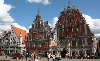 Архитектура двух столиц в Латвии