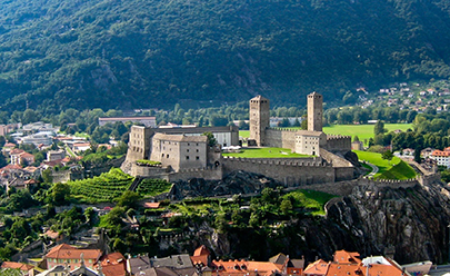 Беллинзона + замки Беллинзоны в Швейцарии