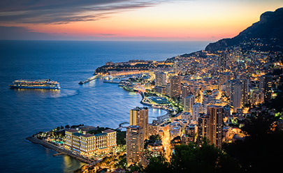 Вечерние Монако – Монте-Карло во Фрации