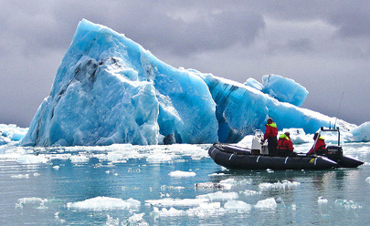 Поездка в Ледниковую лагуну в Исландии