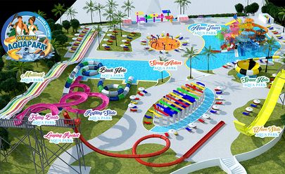 Открытие нового мега-аквапарка в комплексе Grecotel Riviera Olympia (Пелопоннес) 22.06.17