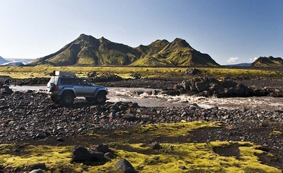 Сафари на суперджипах по высокогорью в Исландии