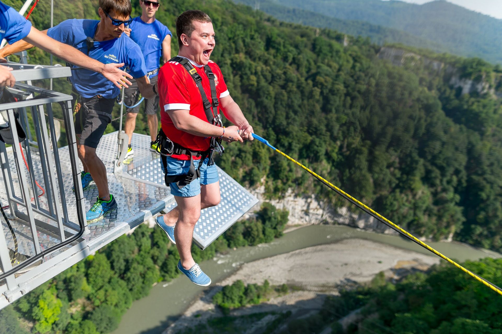 Скайпарк троллей Zipline